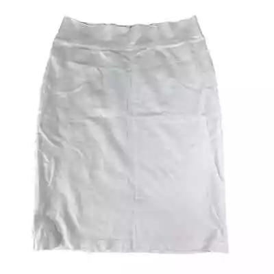 Sweet Women's Large Knit Straight Pencil White Skirt • £14.25