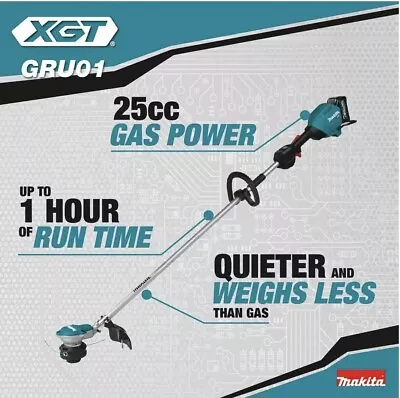 Makita XGT 40V Max Brushless Cordless 15 In. String Trimmer Kit W/ 4ah Battery • $160