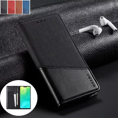 For OPPO Reno Z 2  F1s A5 A9 2020 Luxury Magnetic Leather Wallet Flip Case Cover • $16.89