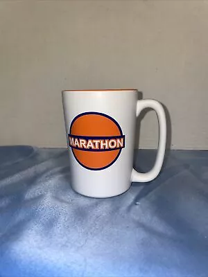 VINTAGE MARATHON GAS STATION Coffee MUG CUP - Estate Find • $9