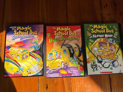 Lot Of 3 Scholastic The Magic School Bus DVDs • $16.50