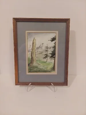 Original Watercolor Framed Landscape By Claudia Marsh • $52