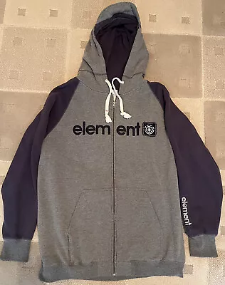 $14.99 • Buy Element Skateboarding Hoodie - Blue & Grey - Medium