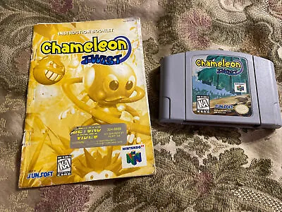 Chameleon Twist N64 (Nintendo 64 1997) Authentic W/manual Nice Cart !! • $69.95