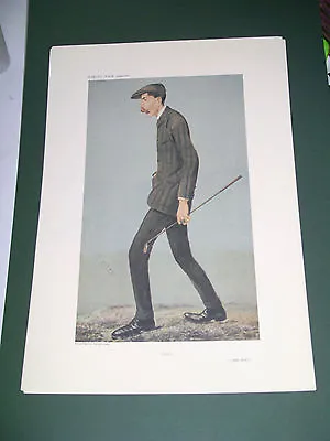 £4.99 • Buy Vanity Fair Print Golfer   Jimmy James Braid  Low Post Golf Player