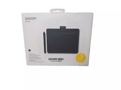 Wacom Intuos Graphics Drawing Tablet 7.9”x6.3”-Black (CTL4100) Fast Shipping • $39.59