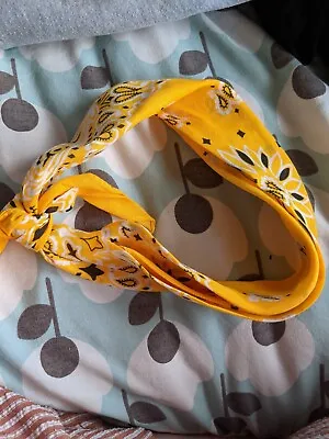 Retro Yellow Headband 50s 60s • £0.99