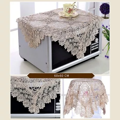 Retro Hollow Lace Flower Table Runner Tablecloth Cove Home Party Xmas Decoration • $14.49