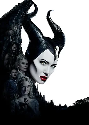 Maleficent Mistress Of Evil Textless Movie Poster Film A4 A3 A2 A1 Print Cinema • £5.99