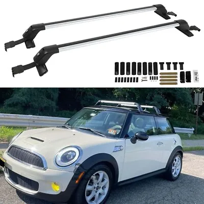 For Mini Cooper R55 R56 43.3  Top Roof Rack Cross Bar Luggage Carrier Bar W/Lock • $135.59