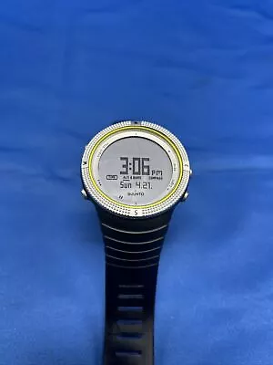 Suunto Core Watch Men 49mm Silver Tone Black Backlight Compass New Battery • $65