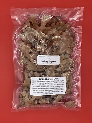 White Oak Leaf Litter (1 Quart) • $12