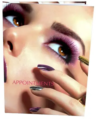 £10.99 • Buy Hourly Daily Planner Appointment Book A4 Undated Nails Salon Tattoo Beauty Hair