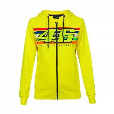 Hoody Fleece 46 Stripes Woman Official Valentino Rossi 46 Collection • £85.89