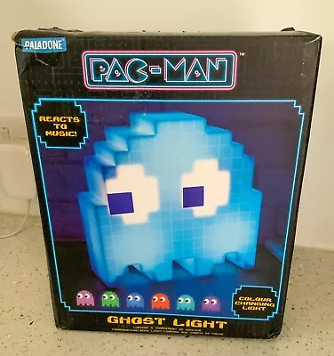 Pac Man Ghost Icon Desk Light Colour Changing Light Reacts To Music Paladone • £9.99