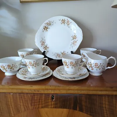 Vintage Colclough Avon Pattern Afternoon Tea Set 15 Pieces Cups Saucers Plates • £24.50