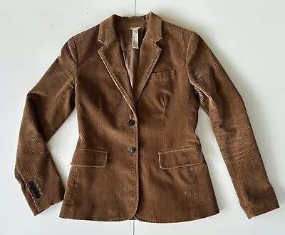 J. CREW Womens Corduroy 2 Button Blazer Jacket Lined Sz 2 Casual Business Travel • $33.28