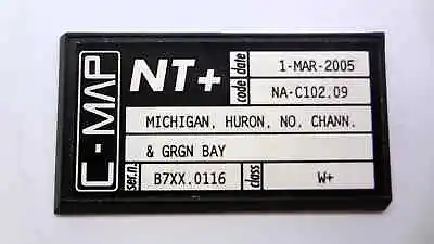 C-Map NT+ C-Card  Michigan Huron No. Chann. & GRGN Bay  - 1 Mar 2005 • $74.99