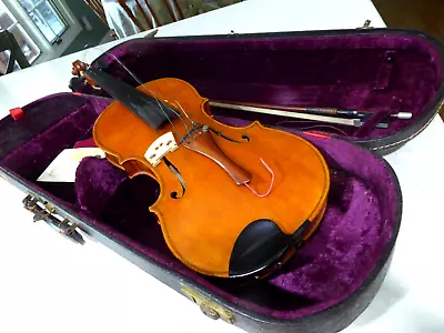 1935 Carl Buell Violin Snohomish WA Germany Bow Case • $255