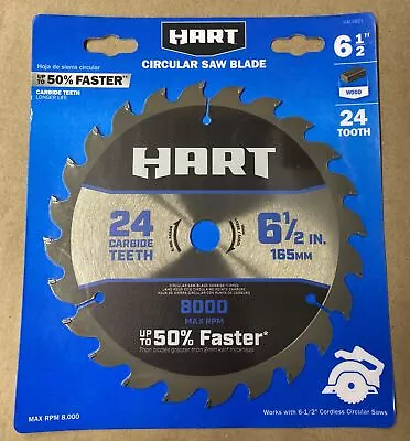 HART 6-½  Circular Saw Blade For Wood 24 Tooth HACSB01 • $10