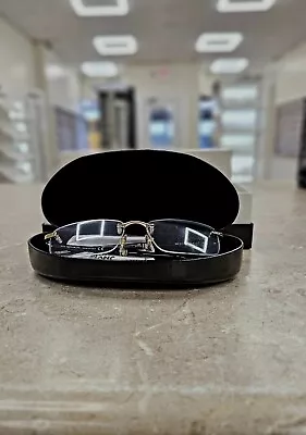 Mont Blanc MB 9101 Gunmetal Rimless Metal Eyeglasses Frame 55-17-140 Italy • $120