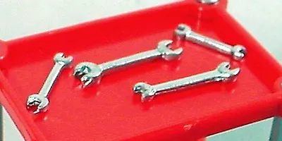 Wrench Set 4 Pc Loose Miniatures 1/24 Scale G Scale Diorama Accessory Items • $9.95