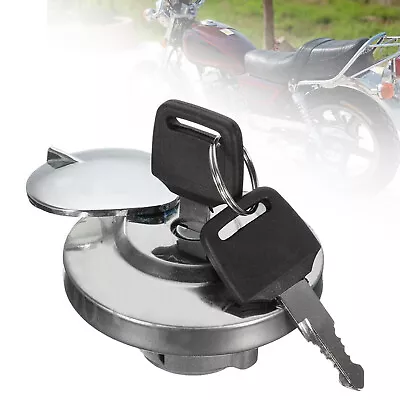 $13.98 • Buy Fuel Gas Tank Cap Cover W/ 2Keys For Honda Vstar 650 1100 VTX Shadow Rebel Magna