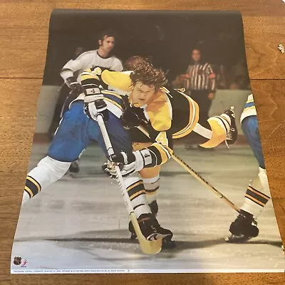 VTG 1975 BOBBY ORR Boston Bruins NHL  18x24 POSTER Rare Hockey HOF Blues • $33