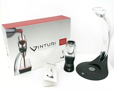 NEW | Vinturi Deluxe Aerator Set Red Wine Aerator & Tower Set V1071 FREESHIPPING • $42.95