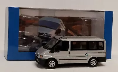 Minichamps  1/43 Scale - Ford Transit MK6 Euroline Minibus 2000 - Silver • £25