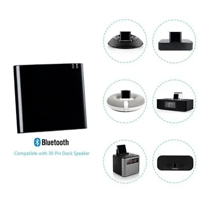 Bluetooth V4.1 Music Audio Receiver Adapter For IPod IPhone 30Pin Bose SoundDock • $14.82