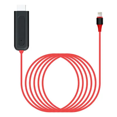 For IPhone 14 13 12 11 Pro XS IPad To HDMI Digital TV Conveter Adapter Cable 2M • £10.75