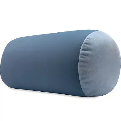 Dark Slate Grey - Microbead Neck Roll Bolster Pillows - Squishy Mooshi Beads • $29.95