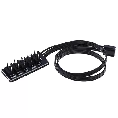 1 To 5 4-Pin PWM CPU Fan HUB Cooling Splitter Adapter Braided Power Cable 40Zv • $7.40