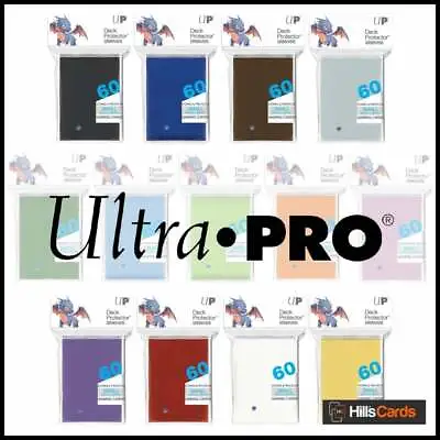 Ultra PRO Small Japanese Card Sleeves YuGiOh Size Deck Protectors Choose Colour • £4.50