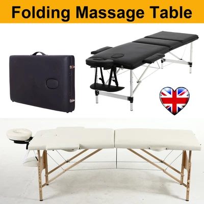 £79.10 • Buy Beauty Folding Massage Couch Bed Salon Therapy Table Recliner Adjustable Height