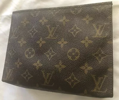 Vintage Louis Vuitton Clutch Cosmetic Handbag • $450
