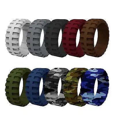 Off-Road Tire Silicone Wedding Rings For The Couple Who Loves To Explore • $8.50