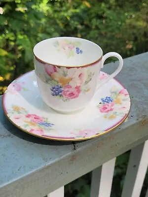 Mikasa Rosemead Cup And Saucer Retired Pattern • $20