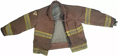 $54 • Buy #1 Lion Janesville Fusion CMDM2K Fire Fighter Coat Jacket Turn Out Gear 46x29L