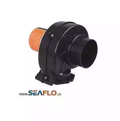 SEAFLO Flange Mount Bilge Air Blower 130CFM Boat Black Ventilation Marine 12V 3  • $42.99