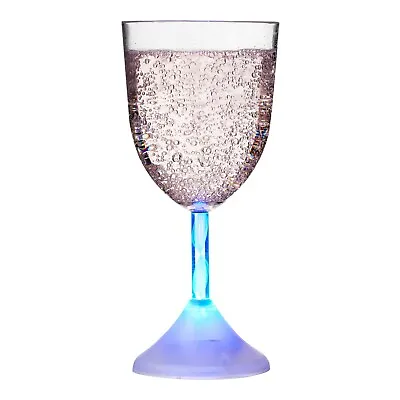 Ultra 1 LED Gin Glass Light Up Flashing Glasses Colour Changing Flutes Goblet • £8.99