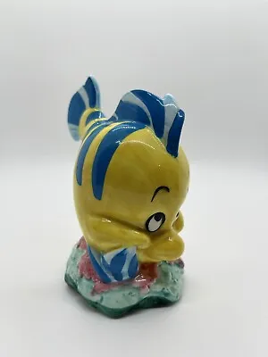 Vintage Disney Flounder Ceramic Figure Little Mermaid Japan • $9.98