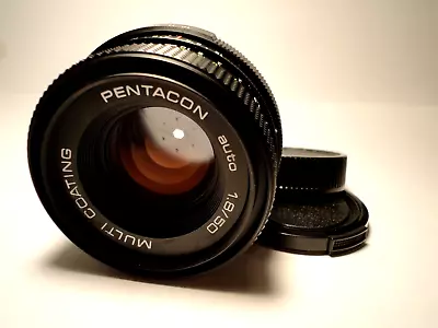 SERVICED M42 Pentacon 1.8/50MC MINT CONDITION LENS Meyer Optik Oreston • £70.75