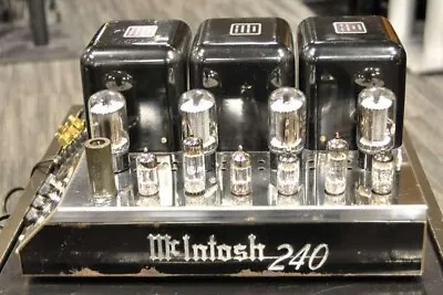 MCINTOSH MC240 VINTAGE STEREO VACUUM TUBE AMPLIFIER From Japan Free Shipping • $3712