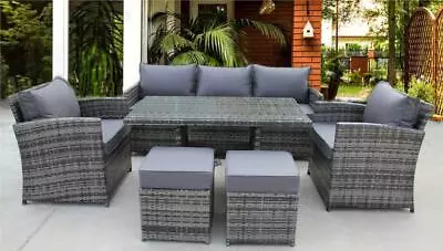 £699.99 • Buy Rattan Wicker Garden Outdoor Cube Table And Chairs Furniture Patio Dining Set 