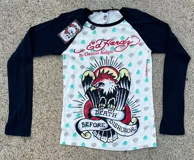 Ed Hardy Long Sleeve Shirt Small • $56