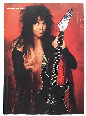 W.a.s.p. Blackie Lawless / Dokken Vintage 1980's Magazine Pinup Poster Clipping • $9.95