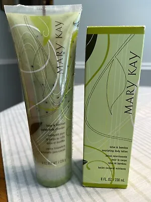 New Mary Kay Lotus & Bamboo Loofah Body Cleanser & Body Lotion 8oz • $29.99