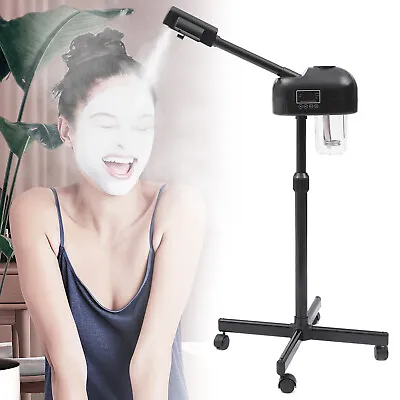2 In1 Professional Standing Facial Steamer Cold Ozone Lcd Skin Care Salon Beauty • $78
